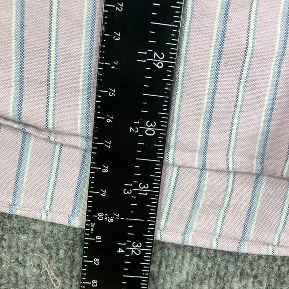 Ralph Lauren Dress Shirt Mens XXL Pink Striped Long Sleeve Button-Down Classic - Picture 5 of 8